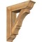 Ekena Millwork Balboa Traditional Rough Sawn Bracket w/ Offset Brace, Western Red Cedar, 8"W x 30"D x 34"H BKT0806X30X34BOA01RWR - alternate 1
